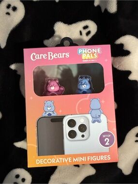 Care Bears Phone Pals Decorative Mini Figures - Pink & Blue